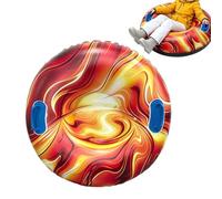 Snow Tube - Inflatable Ski Towable Boat Sled Raft with Handles
