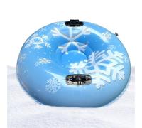 Snow Tube Inflatable, Winter Sliding Ring, Thickened Ride Circle, Reinforced Air Chamber, Easy Grip Handles, Snow Sled Equipment, Walkway Park Beach Gathering, Use for Seasonal Fun