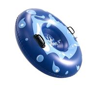 Snow Tube - Interactive Foldable Winter Toys, Inflatable Snow Sled for Adults with Reinforced Handles, Outdoor Sliding Equipment for Men Women Kids Boys Girls Youth Teens Family