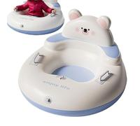 Snow Tube Sled - Inflatable Winter Sledding Toy with Handles, Blow Up Snow Tubes | Heavy-Duty PVC Material, Cold-Resistant and Leak-Proof Design, Fun for Garden Backyard Outdoors Farm, Large Size