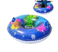 Snow Tube - Tubo gonfiabile da neve da 37,4 pollici, in PVC portatile, resistente agli urti, resistente e gonfiabile, con maniglie | For Adults Kids Children Girls Boys Families Friends Couples