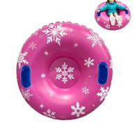 Snow Tubes for Adults Inflatable, Outdoor Winter Fun Toys with Handles