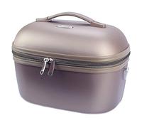 Snowball - Beauty Case Snowball Dublin, 34 x 24 cm, in plastica ABS e tessuto, Idea Regalo per Donna, ecru (bianco) - 31935