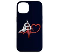 Snowboard Battito cardiaco Snowboard ECG Pulse Snowboarder Custodia per iPhone 13