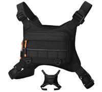 Snowboard Chest Pack | 25 x 15 x 5 cm Adjustable Lightweight Gilet | Versatile Chest Vest, Advanced Sweat Management for Women Hiking Travel Gym Camping Fishing Cycling Outdoor Skiing Commuting