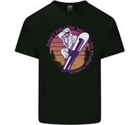 Snowboard Divertente Don'T Seguimi T-Shirt Ragazzi Ragazze