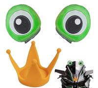 Snowboard Headpiece Trim - Bicycle Shell Topper, Amphibian Figure with Sticky Backing, Playful Decoration for Safety Gear, Sportswear Hardware, Whimsical Attachment for Children Winter Sports