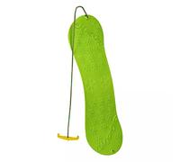 Snowboard per bambini, slittino, 77 cm, materiale: plastica, con impugnatura di plastica dotata di corda , verde