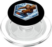 Snowboard Sasquatch Big Foot Snowboard Big-foot Shaka PopSockets PopGrip per MagSafe