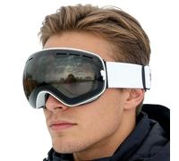Snowboard Vision Men - Occhiali panoramici polarizzati, parasole per pattinaggio in discesa, copertura compatibile con il casco, ottica per climi freddi, antivento, accessorio da montagna unisex