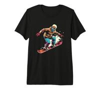 Snowboarder Graphic Lezioni di Snowboard Maglietta Premium