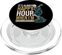 Snowboarder Snow Boarding Snowboarders PopSockets PopGrip per MagSafe