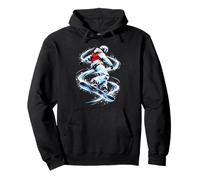 Snowboarding Spin 360 Freestyle Trick Big Air Slopestyle Felpa con Cappuccio