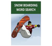 Snowboarding Word Search: Snowboarding Word Search Puzzle Book