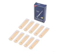 snowchecking 10 ance per clarinetto in Sib per strumenti a fiato, materiale di alta qualità, forza da 1,0 a 3,5, con scatola, giallo (2,0)