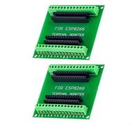 snowchecking 2 pezzi per scheda di espansione splitter GPIO ESP8266, distributore 1 in 2 pin, per moduli di sviluppo ESP-12E, accessori per energia alternativa ABS (verde)