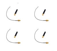 snowchecking 4 confezioni da 915 MHz per antenna LoRa, con U.FL per IPX a cavo Pigtail SMA,Per ESP32 per Meshtastic IoT, guadagno 2dBi per omni direzionale