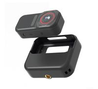 snowchecking Action Camera compatta con custodia di ricarica magnetica per vlogger e proprietari di animali domestici focalizzata sulla registrazione prospettica in prima persona (nero)