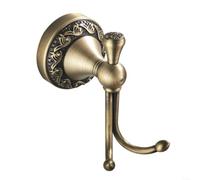 snowchecking Antico gancio appendiabiti, Retro Coat Hook, Wall Mounted Hook, Bagno Hardware Accessorio, Base in stile europeo, Punzonatura Installazione, Heavy Duty Brass Construction,