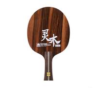 Snowchecking Bilanciato a sette strati di legno di sandalo da ping pong Paddle Blade con strati di materiale di potere per l'attacco continuo e la difesa (manico lungo)