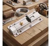 snowchecking Chiusura a molla, Chiusura automatica per porta, Bullone scorrevole in acciaio inox per miglioramento domestico, meccanismo automatico a molla, spazzolato fine per superficie, 3 "4", per