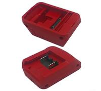 snowchecking Connettore adattatore batteria per utensili elettrici agli ioni di litio da 18 V, morsettiera di ricambio compatibile con Einhell- 4511396 4511437, rosso