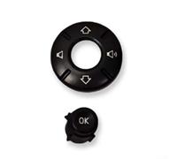 Snowchecking Copertura decorativa per pulsante di commutazione del volume del volante dell'auto, per BMW, Mini, Cooper, Clubman 2014-2021, A-61316814567(C)