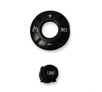 Snowchecking Copertura decorativa per pulsante di interruttore del volume del volante dell'auto, per BMW, Mini, Cooper, Clubman 2014-2021, A-61316814567(B)