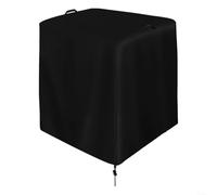 Snowchecking Copertura impermeabile per pompa per piscina, filtro a sabbia, protezione per attrezzature da esterno, con coulisse regolabile, due maniglie, 63,5 x 61 x 71 cm, nero (63,5 x 61 x 71,1 cm)