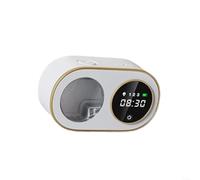 snowchecking Dispenser di sapone schiumogeno intelligente con schermo LED, 320 ml, touchless, 3 livelli regolabili per casa, cucina, bagno (quinta marcia bianca)