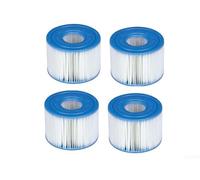Snowchecking Filtro per Intex S1 29011E per Pure Spa Cartuccia filtro per purificatore d'acqua Pure Spa Piscina Elemento filtrante di ricambio per la manutenzione della piscina (4 pezzi)