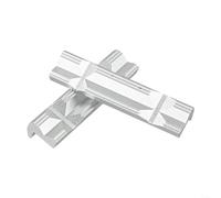 snowchecking Ganasce a V in lega di alluminio CNC con fissaggio magnetico, coppia da 4 "o 8" per serraggio di tubi e pezzi cilindrici (5 pollici)