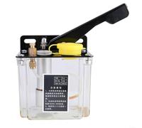 Snowchecking HP-5 Pompa dell'olio a pressione manuale 0.8L Sistema di lubrificazione manuale per macchine utensili Centro di lavoro Attrezzatura per stampaggio ad iniezione 5Ml/min (mano destra)