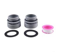 Snowchecking Kit adattatore per filtro piscina da 40 mm a 3,8 cm, converte tubi per piscina fuori terra, adatto per Intex per Coleman, include O-ring e nastro di installazione rapida (confezione da 2)