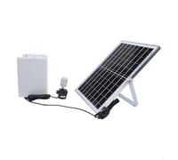 Snowchecking Kit pompa per fontana ad energia solare, 9 V, 6 W, 10 W, con motore a bobina in rame a 5 velocità, batteria protetta da IC, design impermeabile e antipolvere, per laghetto da giardino (9