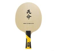 snowchecking Lama da ping pong in fibra di carbonio, legno a 7 strati con fibra aramidica per velocità e controllo, manico FL/ST, lama professionale per racchetta da ping pong (manico lungo)