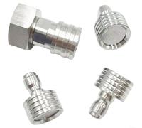 Snowchecking L'ugello doccia idropulitrice presenta un raccordo maschio da 1/4 di pollice a connessione rapida, non sono necessari attrezzi o fascette aggiuntive