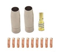 Snowchecking MIG-14AK - Set di accessori per saldatura, punte di contatto da 0,6 a 1,2 mm, per torcia di saldatura MIG MAG (0,9 mm)