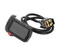 snowchecking Misuratore di velocità per bici da cross, display in ABS per Sur-Ron per Light Bee X/S, lettura in tempo reale, nero