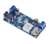 snowchecking Modulo di alimentazione DC DC ad alta efficienza che supporta l'ingresso da 9 V a 36 V con uscita 52 V e ricarica rapida per telefoni Android e iPhone (porta USB)