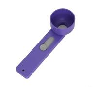 snowchecking Paletta multiuso da caffè con imbuto, strumento di misurazione da cucina per polvere, spezie, proteine, design a imbuto integrato, manico ergonomico, 14 x 45 x 38 cm, (viola)
