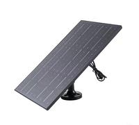 snowchecking Pannello Solare 10W 5V per Telecamera di Sicurezza, Fotocamera Batteria Ricaricabile Esterna, Pannello Solare con USB e Porta USB-C IP65