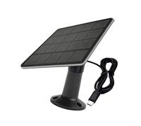 snowchecking Pannello solare da 5 W per telecamere di sicurezza, con USB e USB-C, caricabatterie impermeabile da esterno IP67, per anello per EUFY per REOLINK (5 W-5,7 V)
