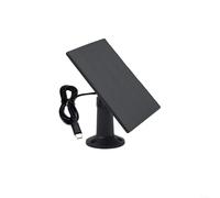 snowchecking Pannello solare da 5 W per telecamere di sicurezza, con USB e USB-C, caricabatterie impermeabile da esterno IP67, per anello per EUFY per REOLINK (3 W-5,7 V)