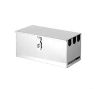 Snowchecking Portautensili magnetico da parete, organizer per utensili da cucina, in acciaio inox, barra di stoccaggio 27,5 x 13 x 15 cm (3)