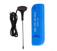 snowchecking Ricevitore radio USB a banda larga 25-1760 MHz con chip RTL2832, TCXO 0,5 PPM, connettore MCX compatibile con monitoraggio del segnale (Host + antenna)