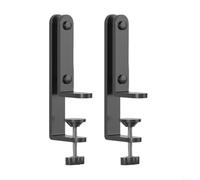 snowchecking Robusto supporto da tavolo a forma di T, per organizer da scrivania, supporto per pannello forato in metallo con morsetto senza trapano per garage studio, conservazione verticale