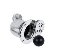 snowchecking Scarico a pavimento del gomito dello Scupper dell'acciaio inossidabile 316 per le navi marine compreso barche yacht e camper con funzionalità della palla galleggiante