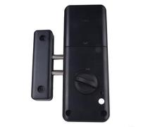 Snowchecking Serratura invisibile in ABS, per porte in legno, per Tuya APP e scheda per sblocco, sicura serratura elettronica intelligente per interni (per serratura tuya nera)