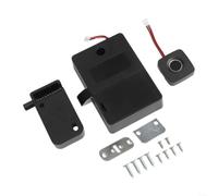 snowchecking Smart Fingerprint Lock, Cabinet Lock, Cassetto fermo, Dispositivo di sicurezza elettronico per Home Office, 03s Veloce, 20 Capacità utente, Codice di backup per l'accesso,